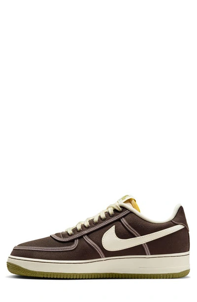 Shop Nike Air Force 1 '07 Premium Sneaker In Baroque Brown/ Coconut Milk