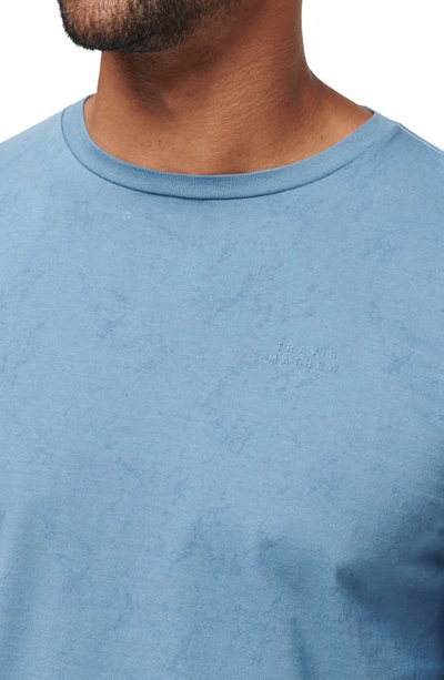 Shop Travis Mathew Warmer Tides Cotton Long Sleeve T-shirt In Coronet