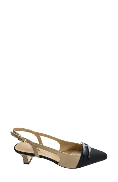 Vaneli Tady Pointed Toe Slingback Pump In Pudding