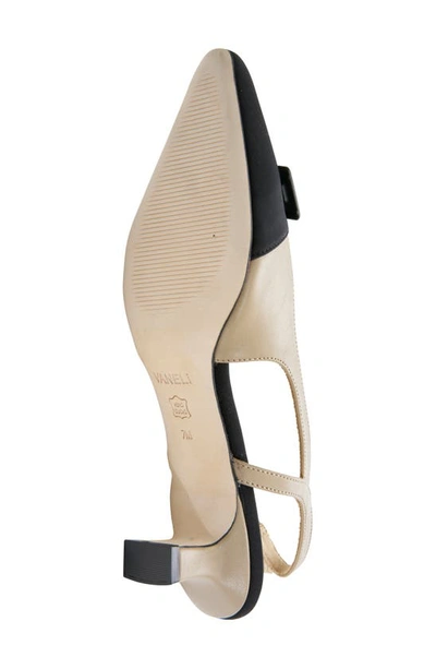 Vaneli Tady Pointed Toe Slingback Pump In Pudding