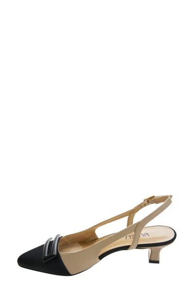 Vaneli Tady Pointed Toe Slingback Pump In Pudding