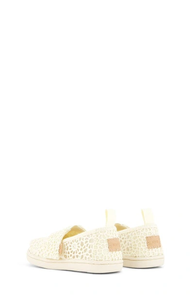 Shop Toms Kids' Alpargata Slip-on Sneaker In Natural