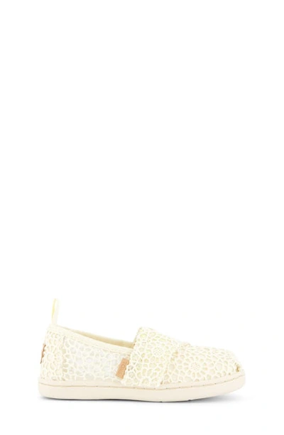 Toms Kids' Alpargata Slip-on Sneaker In Natural
