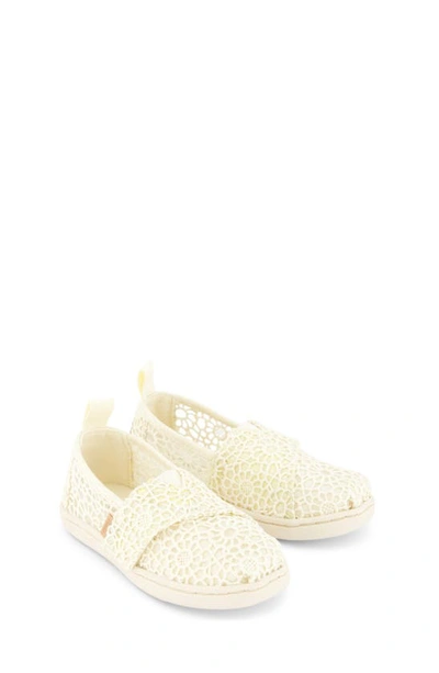 Shop Toms Kids' Alpargata Slip-on Sneaker In Natural