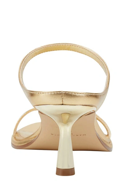 Marc Fisher Ltd Alonde Slide Sandal In Gold