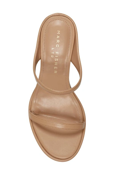Shop Marc Fisher Ltd Alonde Slide Sandal In Medium Natural