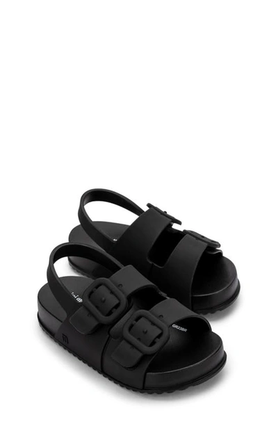 Shop Mini Melissa Kids' Mini Cozy Slingback Sandal In Black