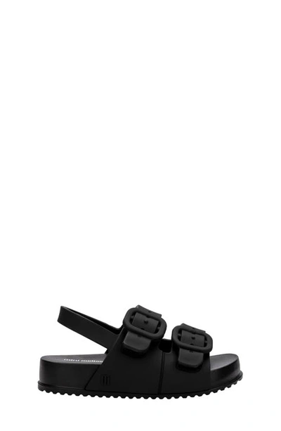 Shop Mini Melissa Kids' Mini Cozy Slingback Sandal In Black