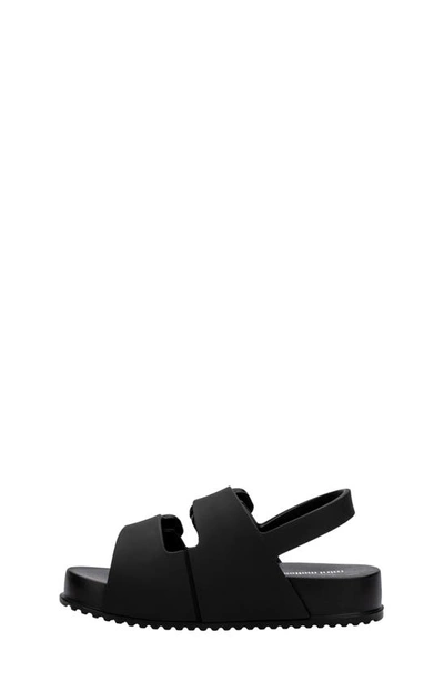 Mini Melissa Girls' Cozy Sandals - Toddler In Black