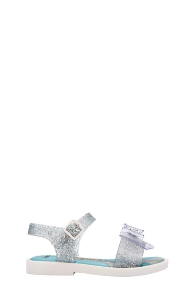 Mini Melissa X Disney Mar Jelly Sandal In Clear Glit