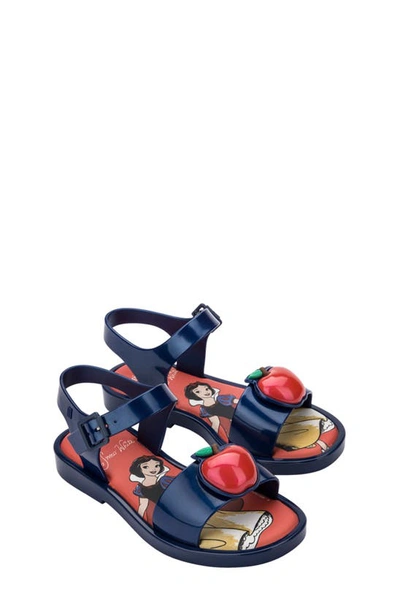 Shop Mini Melissa X Disney Mar Jelly Sandal In Red