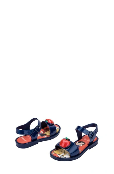 Mini Melissa X Disney Mar Jelly Sandal In Red