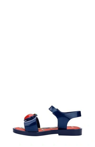 Shop Mini Melissa X Disney Mar Jelly Sandal In Red