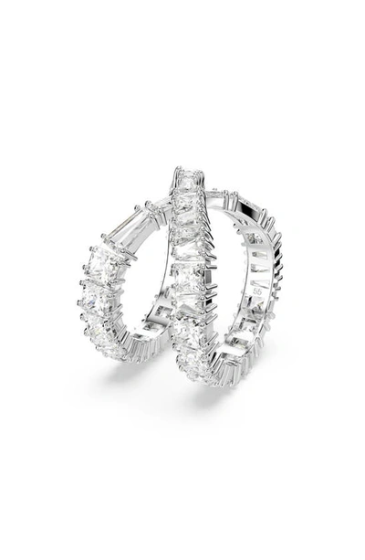 Shop Swarovski Hyperbola Ring In Silver