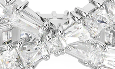 Swarovski Hyperbola Infinity Ring In Silver