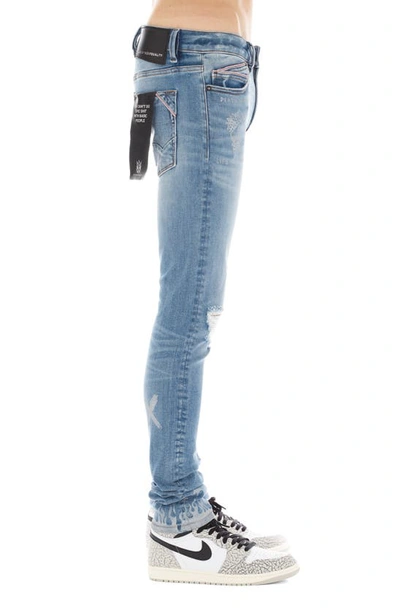Shop Cult Of Individuality Punk Ripped Super Skinny Jeans In Idol