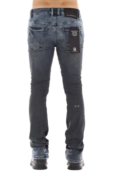 Shop Cult Of Individuality Lenny Ripped Bootcut Jeans In Billie