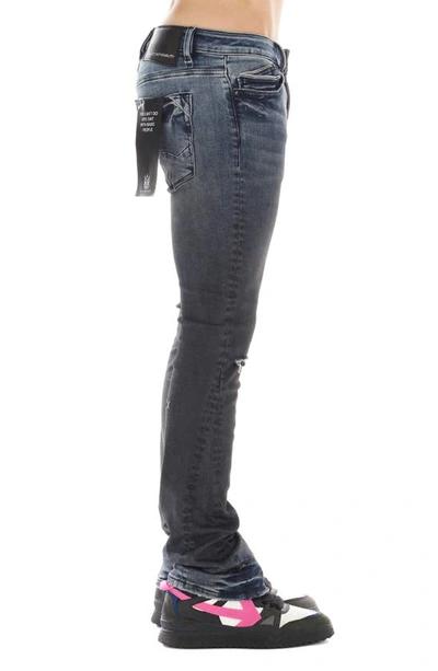 Shop Cult Of Individuality Lenny Ripped Bootcut Jeans In Billie