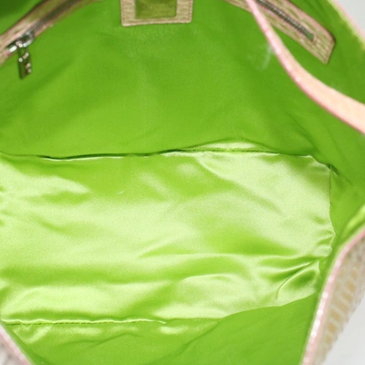 Shop Fendi Ff Yellow Patent Leather Tote Bag ()