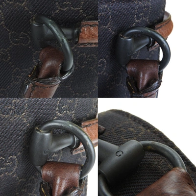 Shop Gucci Horsebit Brown Suede Tote Bag ()