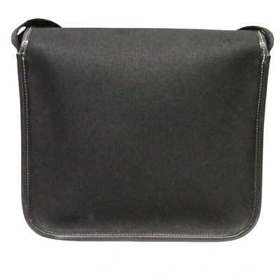 Shop Hermes Hermès Buenaventura Black Canvas Shopper Bag ()