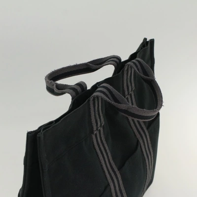 Shop Hermes Hermès Herline Black Cotton Tote Bag ()