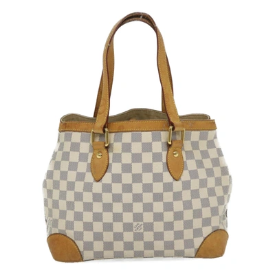 Pre-owned Louis Vuitton Hampstead Beige Canvas Tote Bag ()