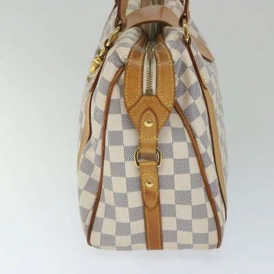 Pre-owned Louis Vuitton Stresa Beige Canvas Travel Bag ()