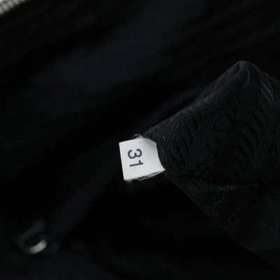 Shop Prada Black Wool Shoulder Bag ()
