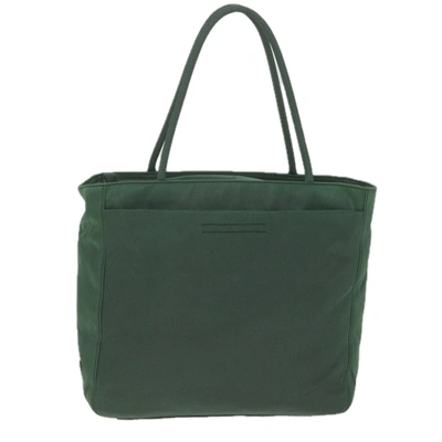 Shop Prada Green Synthetic Tote Bag ()