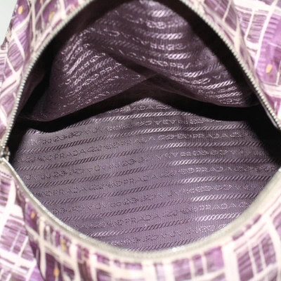 Shop Prada Purple Synthetic Shoulder Bag ()