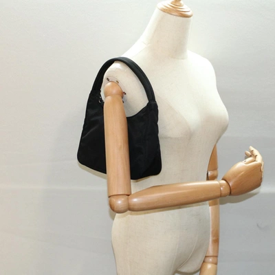 Shop Prada Re-nylon Black Synthetic Clutch Bag ()