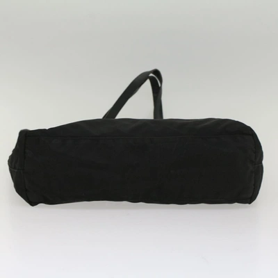 Shop Prada Tessuto Black Synthetic Tote Bag ()