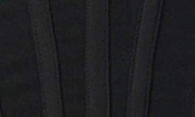 Shop Bardot Lithium Strapless Mesh Corset Top In Black