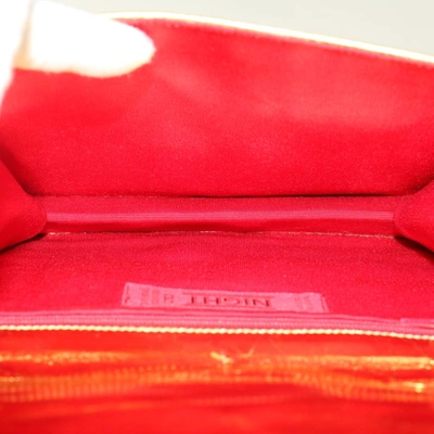 Shop Valentino Garavani Gold Leather Shoulder Bag ()