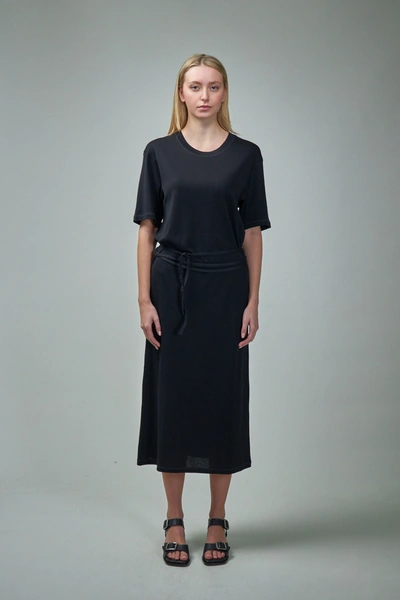 Shop Lemaire Belted Rib T-shirt Dress