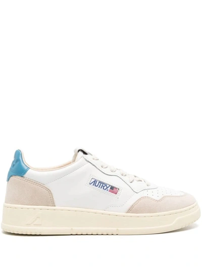 Shop Autry Low Medal Sneakers In White