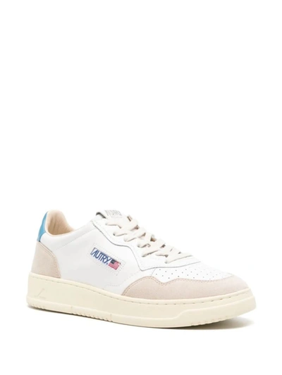Shop Autry Low Medal Sneakers In White