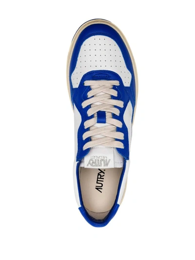 Shop Autry Medalist Sneakers With Logo In White