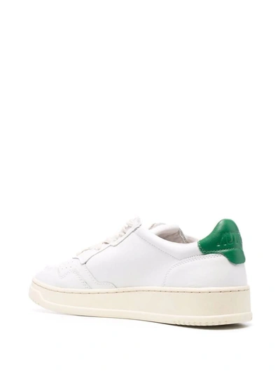 Shop Autry International Srl Sneakers With Logo In Green