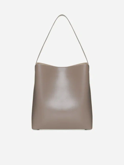 Shop Aesther Ekme Sac Leather Bag In Earth
