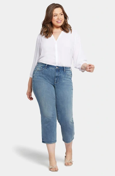 Shop Nydj Piper Cool Embrace® Relaxed Crop Straight Leg Jeans In Romance