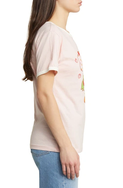 Shop Golden Hour Strawberry Shortcake Life Is Sweet Graphic T-shirt In Lotus/ Marshmallow