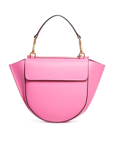 Shop Wandler Hortensia Mini Bag In Pink & Purple