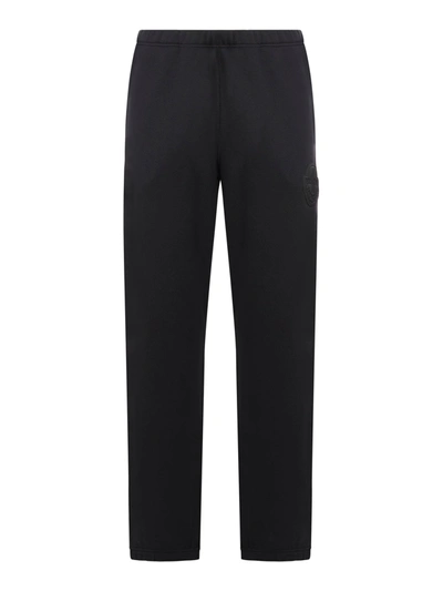 Shop Moncler Genius Sports Trousers With Logo In Black