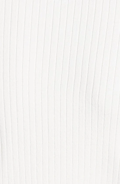 Maria Mcmanus Ribbed Collar Cardigan In Ivory