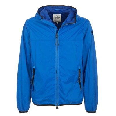 Shop Fred Mello Light Blue Nylon Jacket