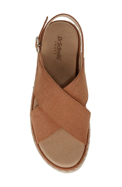 Shop Dr. Scholl's Ember Platform Wedge Sandal In Brown