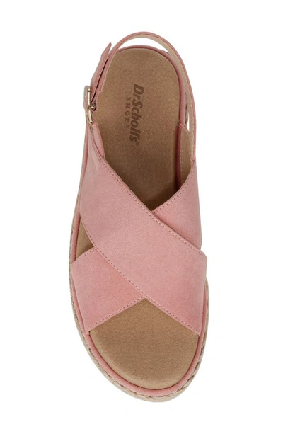 Shop Dr. Scholl's Ember Platform Wedge Sandal In Pink