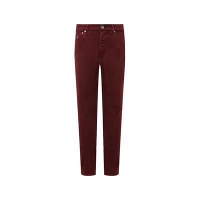 Shop Brunello Cucinelli Denim Jeans In Red